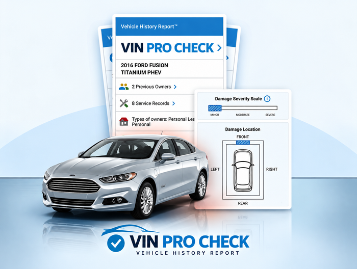 Vehicle history report illustration